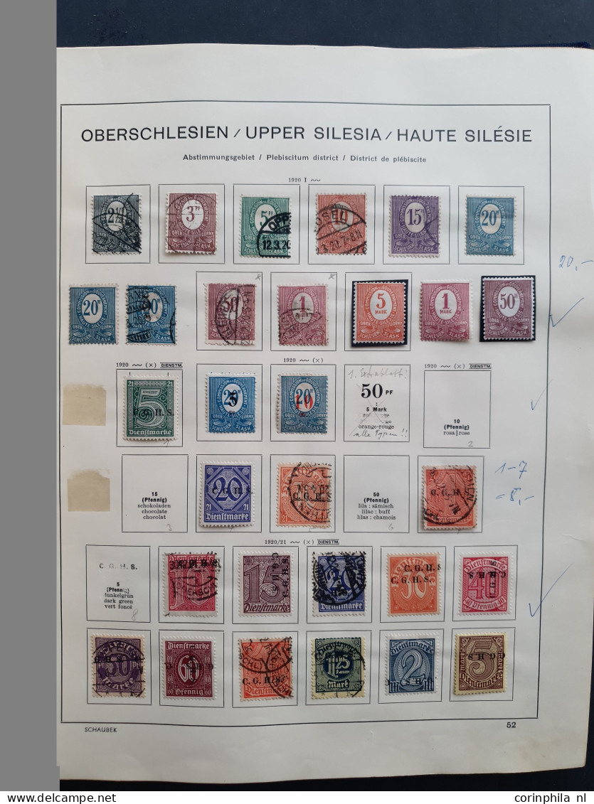 1914/1945 collection used and * including Bayern, German Empire, German Colonies, Saar, Danzig, Memel with many better i