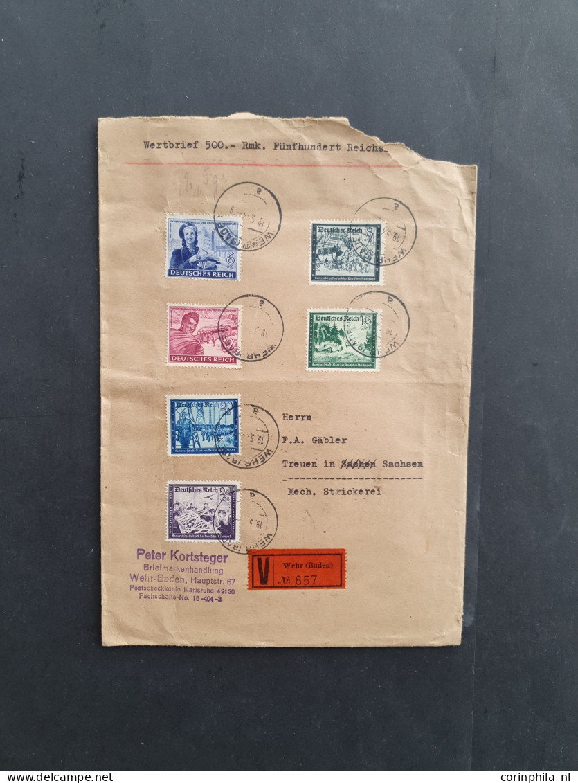 Cover 1864/1943c. Collection Postal History (approx. 120) Including Old States, Colonies (Kiautschou), German Empire (ma - Other & Unclassified