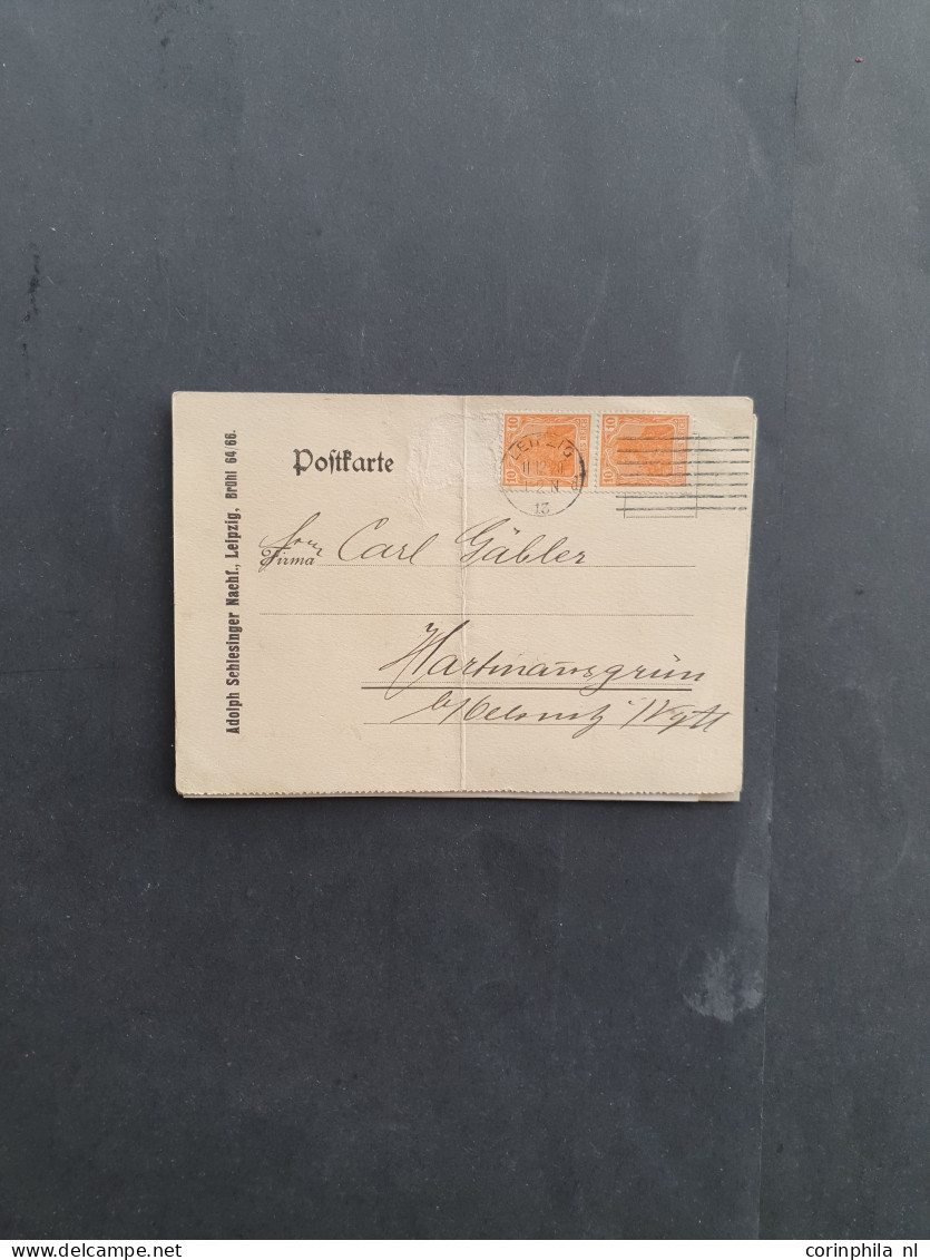 Cover 1864/1943c. collection postal history (approx. 120) including Old States, Colonies (Kiautschou), German Empire (ma