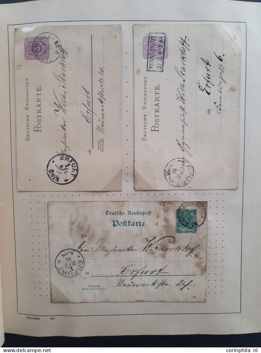Cover 1864/1943c. collection postal history (approx. 120) including Old States, Colonies (Kiautschou), German Empire (ma