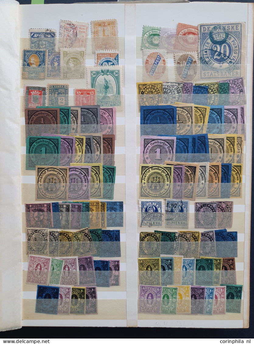 1860/1940c. Stock German States And German Empire, Large Number Of Stamps With Better Items (partly In Mixed Quality) In - Altri & Non Classificati