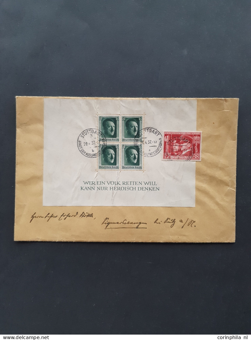 1860c. Onwards About 440 Covers/postal Stationary With Better German Empire In Box   - Other & Unclassified