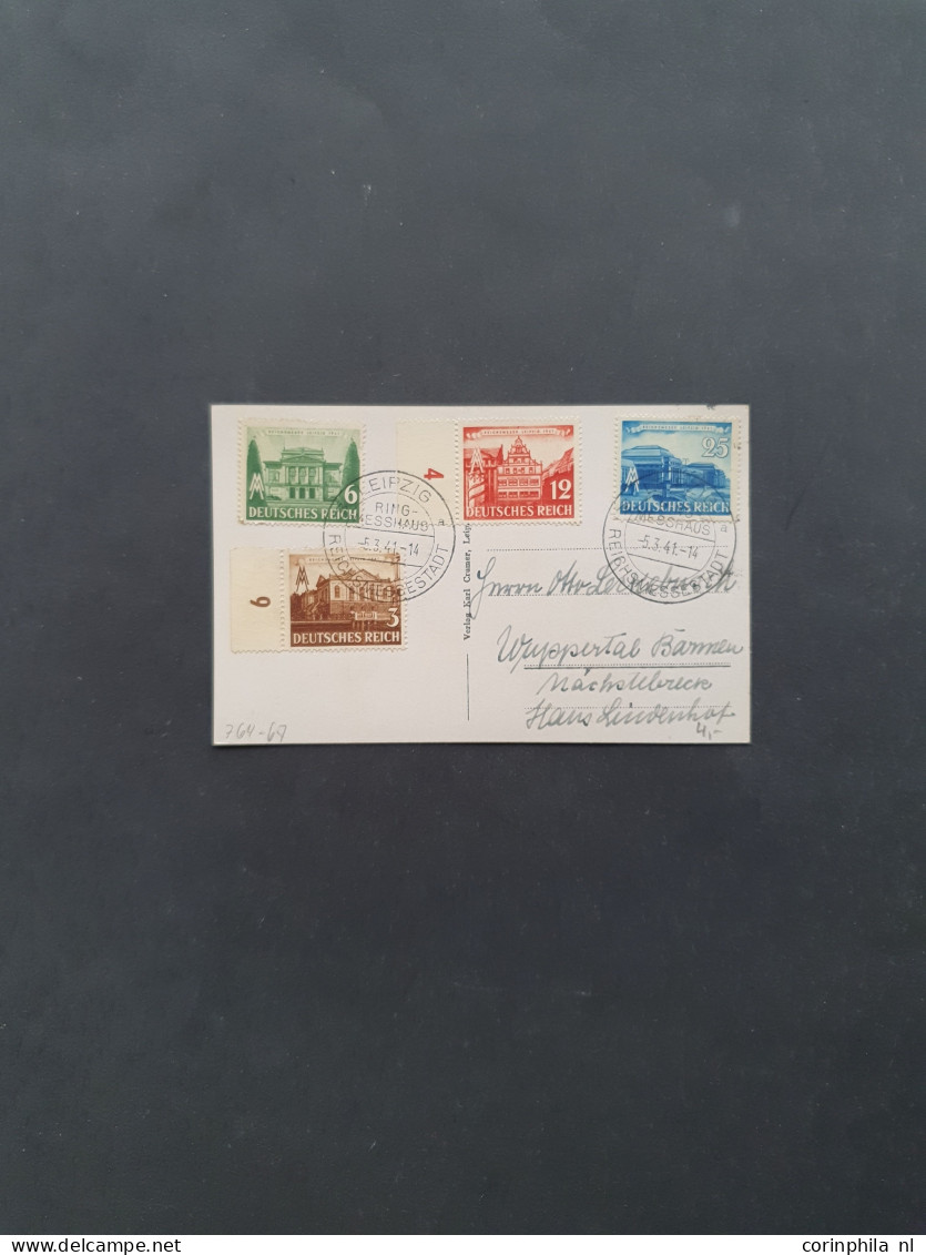 1860c. onwards about 440 covers/postal stationary with better German Empire in box  