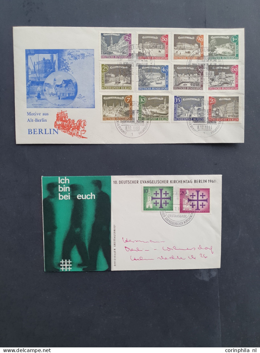 1945/1964 Collection Used And * Including Occupied Zone, FRG And Berlin Including Better Items In Schaubek Album And Env - Otros & Sin Clasificación
