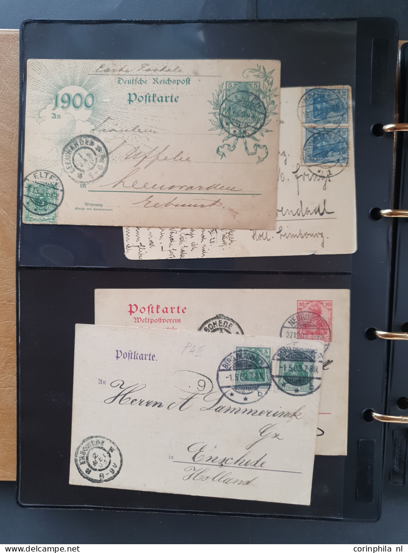 Cover 1860/1940 onwards collection of approx 170 covers and post cards mostly send to the Netherlands including many sta