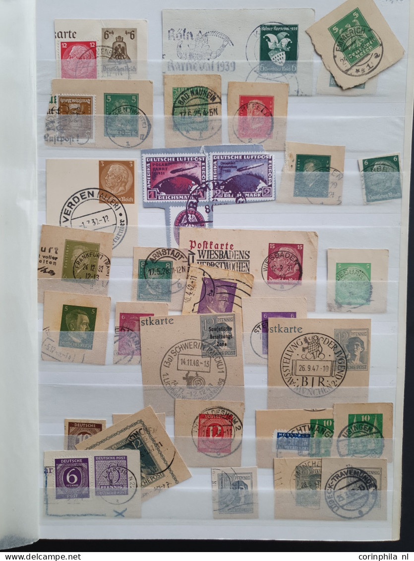 1860/2008c. collection including Local issues, Berlin, cinderella's, poster stamps and postal stationary cut outs in 3 s