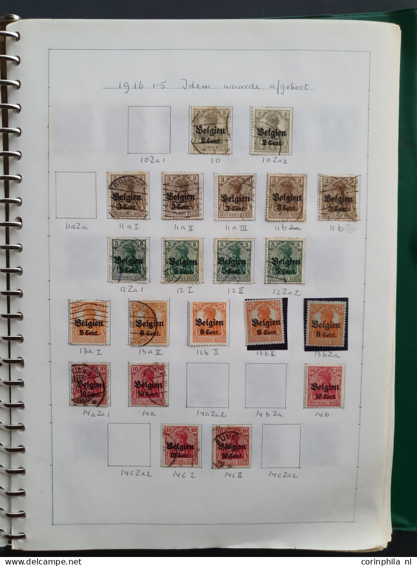 1914/1945 Collection Occupied Zones Including Belgium, Poland, Romania, Belgium Occupation Of Rheinland And Eupen, Haute - Otros & Sin Clasificación