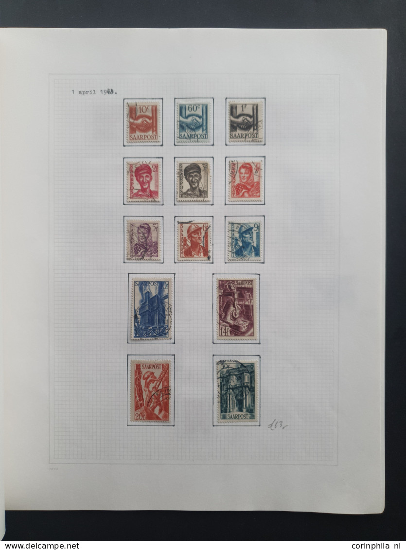 1850-1970 Ca., With A.o. Bavaria, German Empire, Peblicites And Berlin In Stockbooks, On Leaves And On Stock Cards In Bo - Other & Unclassified