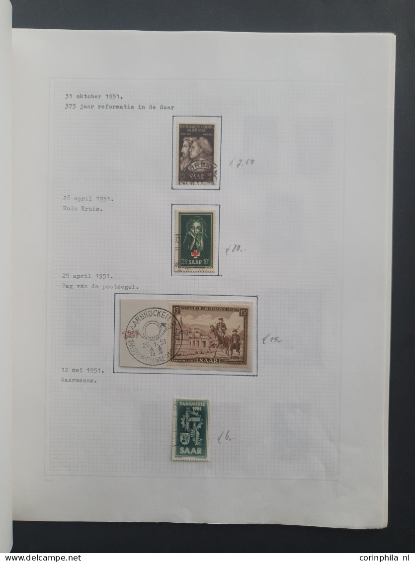 1850-1970 ca., with a.o. Bavaria, German Empire, Peblicites and Berlin in stockbooks, on leaves and on stock cards in bo