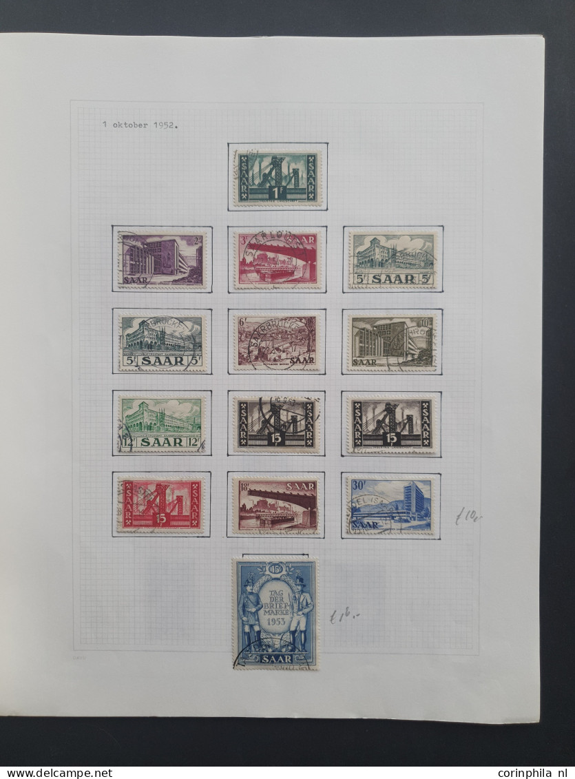 1850-1970 ca., with a.o. Bavaria, German Empire, Peblicites and Berlin in stockbooks, on leaves and on stock cards in bo