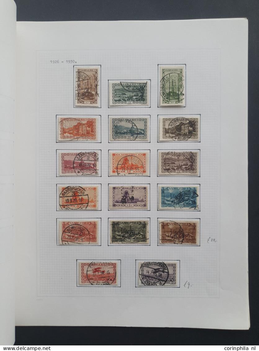 1850-1970 ca., with a.o. Bavaria, German Empire, Peblicites and Berlin in stockbooks, on leaves and on stock cards in bo