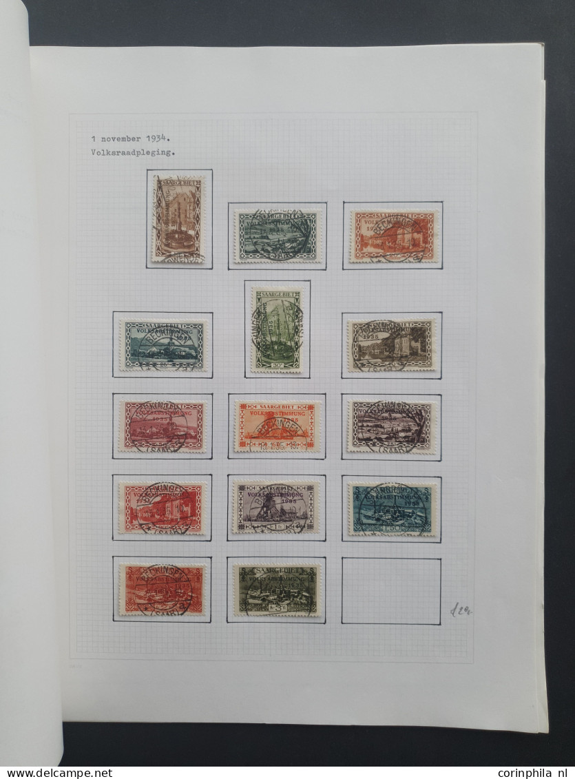 1850-1970 ca., with a.o. Bavaria, German Empire, Peblicites and Berlin in stockbooks, on leaves and on stock cards in bo