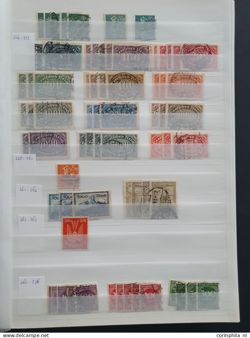 1860 Onwards, Stock Used And */** Including Old States, German Empire And German Colonies, Large Number Of Stamps With B - Otros & Sin Clasificación