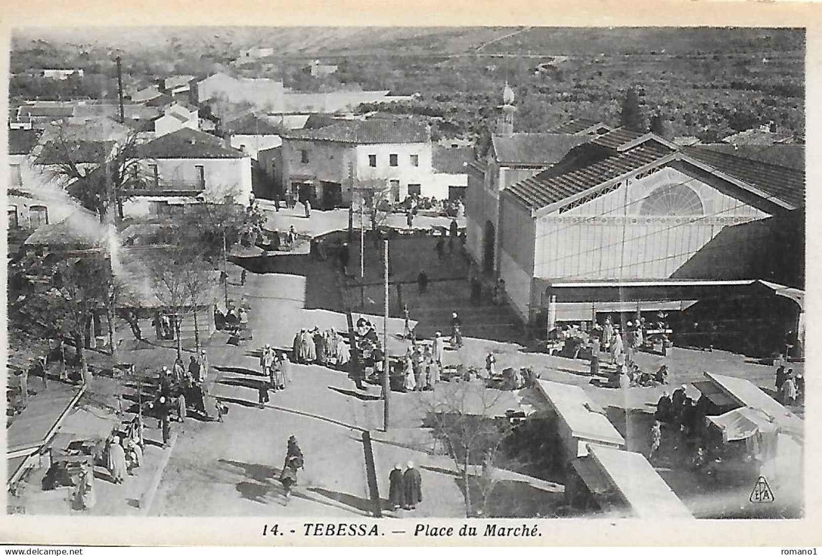 Algérie )  TEBESSA  -  Place Du Marché - Tébessa