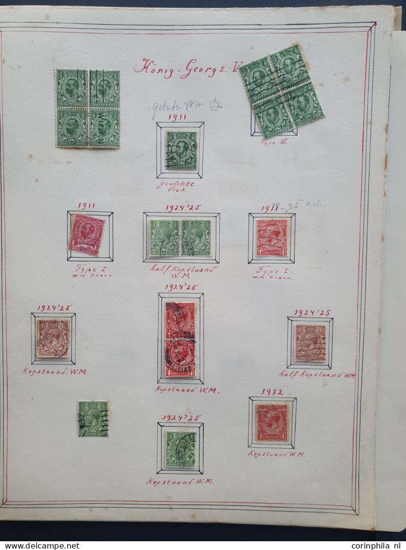1840-1937 collection with many better items, plate numbers etc. in mixed quality including toning on very old album leav
