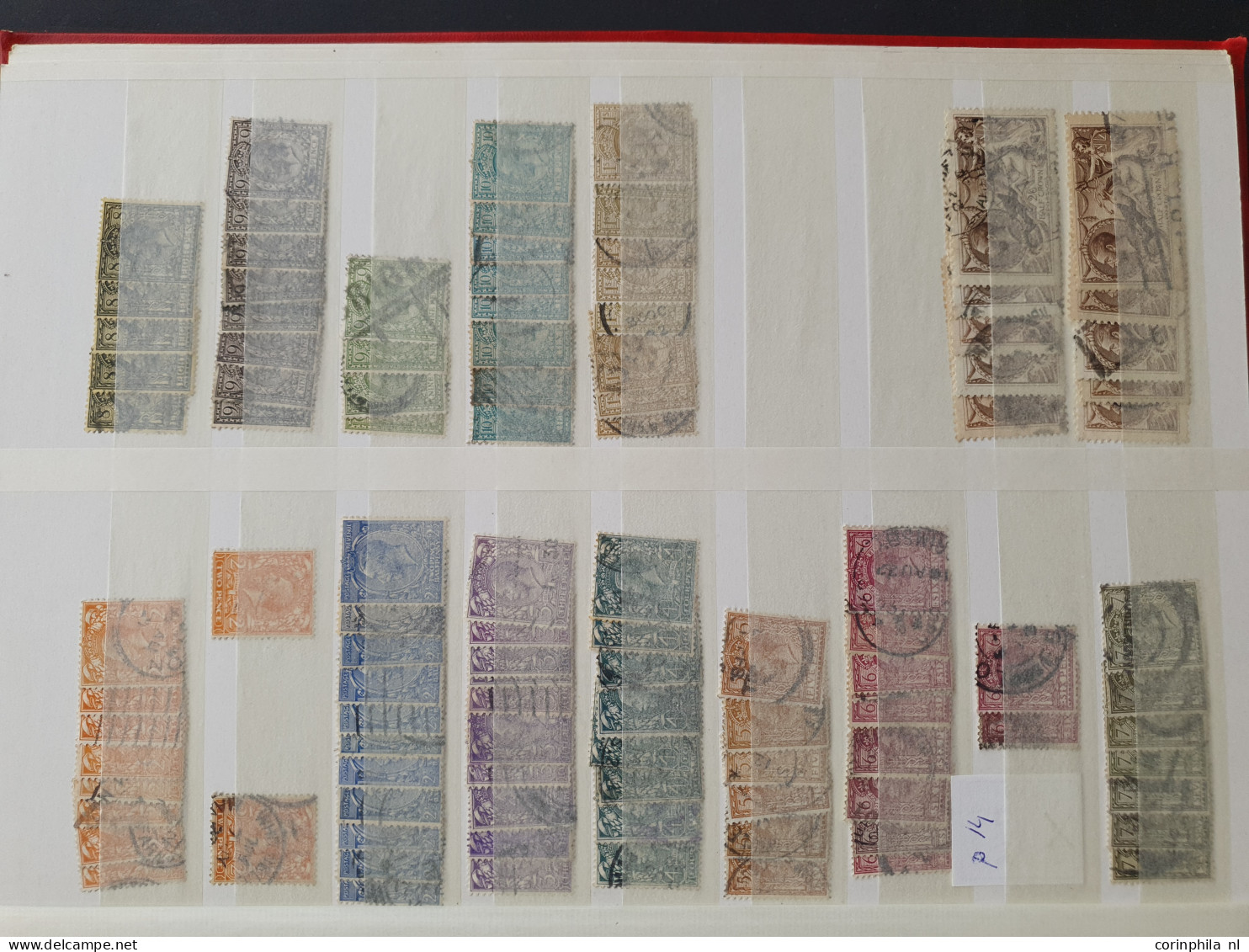 1840-1988 stock mostly used in mixed quality including better items, plate numbers, some postmarks etc. in 2 stockbooks