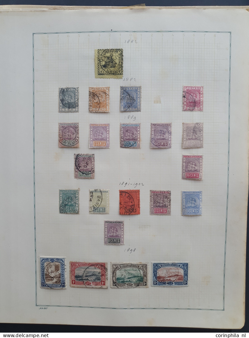 1850c-1940 collection used and * with better items and sets including Caymans, Grenada, British Honduras, Jamaica ,Brune