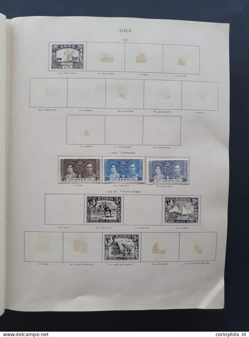 1937-1952 Collection George VI All * With Better Material Including Malaysian States In Stanley Gibbons Album - Autres & Non Classés