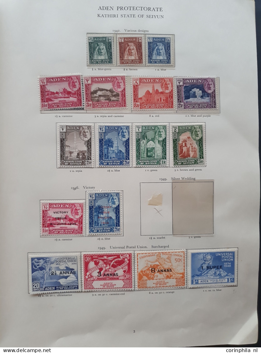 1937-1952 Collection George VI All * With Better Material Including Malaysian States In Stanley Gibbons Album - Other & Unclassified