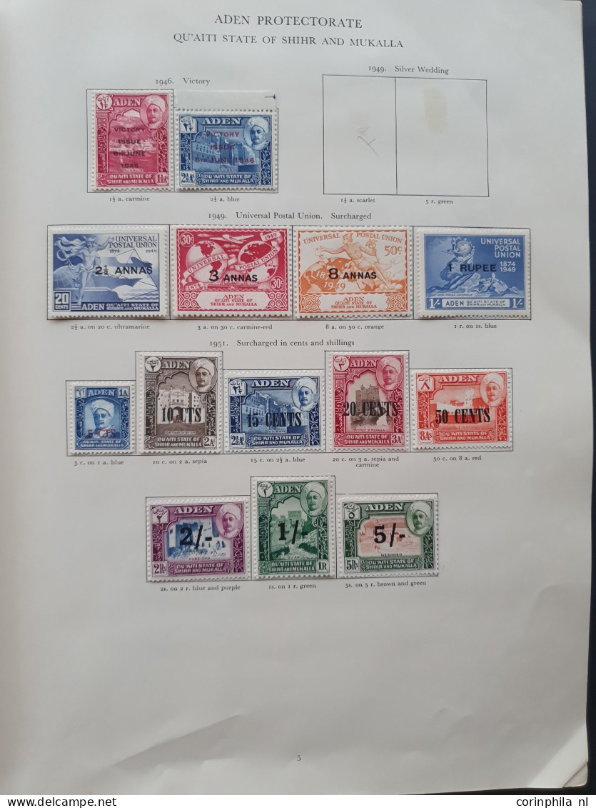 1937-1952 Collection George VI All * With Better Material Including Malaysian States In Stanley Gibbons Album - Autres & Non Classés