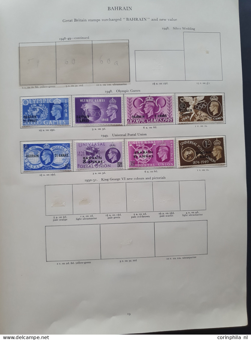 1937-1952 collection George VI all * with better material including Malaysian States in Stanley Gibbons album