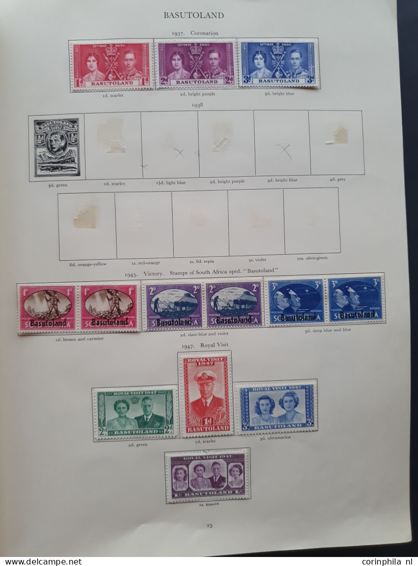 1937-1952 collection George VI all * with better material including Malaysian States in Stanley Gibbons album