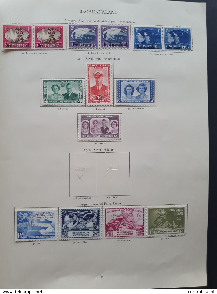 1937-1952 collection George VI all * with better material including Malaysian States in Stanley Gibbons album