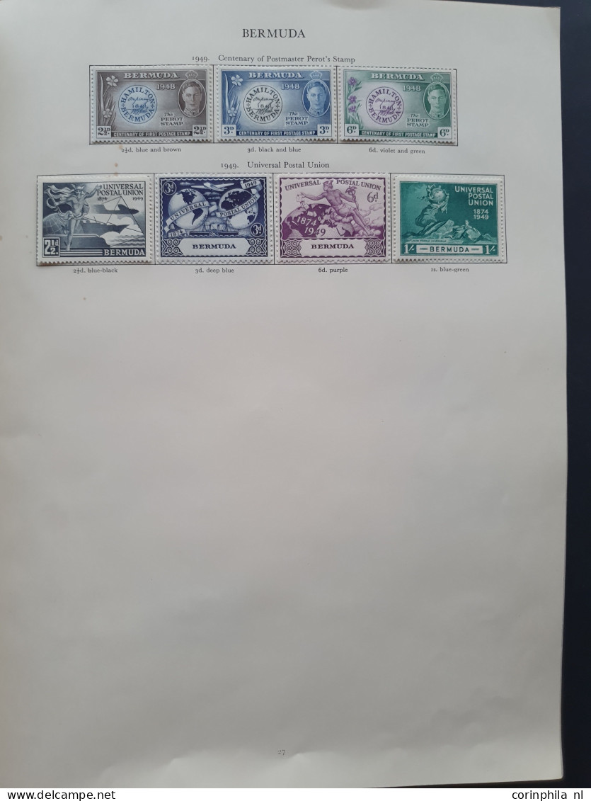 1937-1952 collection George VI all * with better material including Malaysian States in Stanley Gibbons album