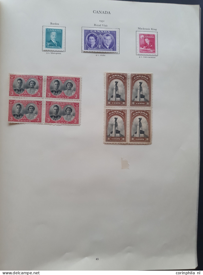 1937-1952 collection George VI all * with better material including Malaysian States in Stanley Gibbons album