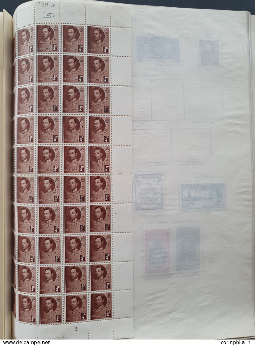 1937-1952 collection George VI all * with better material including Malaysian States in Stanley Gibbons album