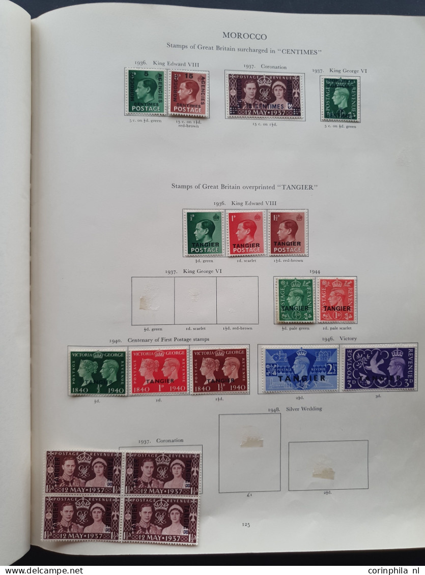 1937-1952 collection George VI all * with better material including Malaysian States in Stanley Gibbons album