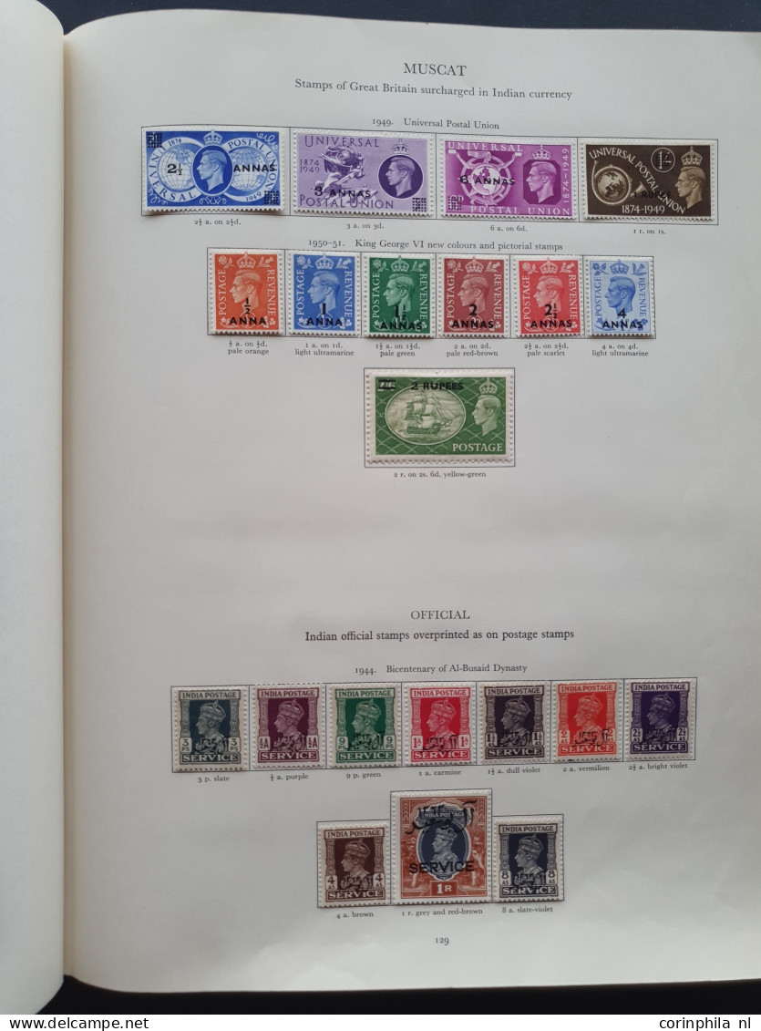 1937-1952 collection George VI all * with better material including Malaysian States in Stanley Gibbons album