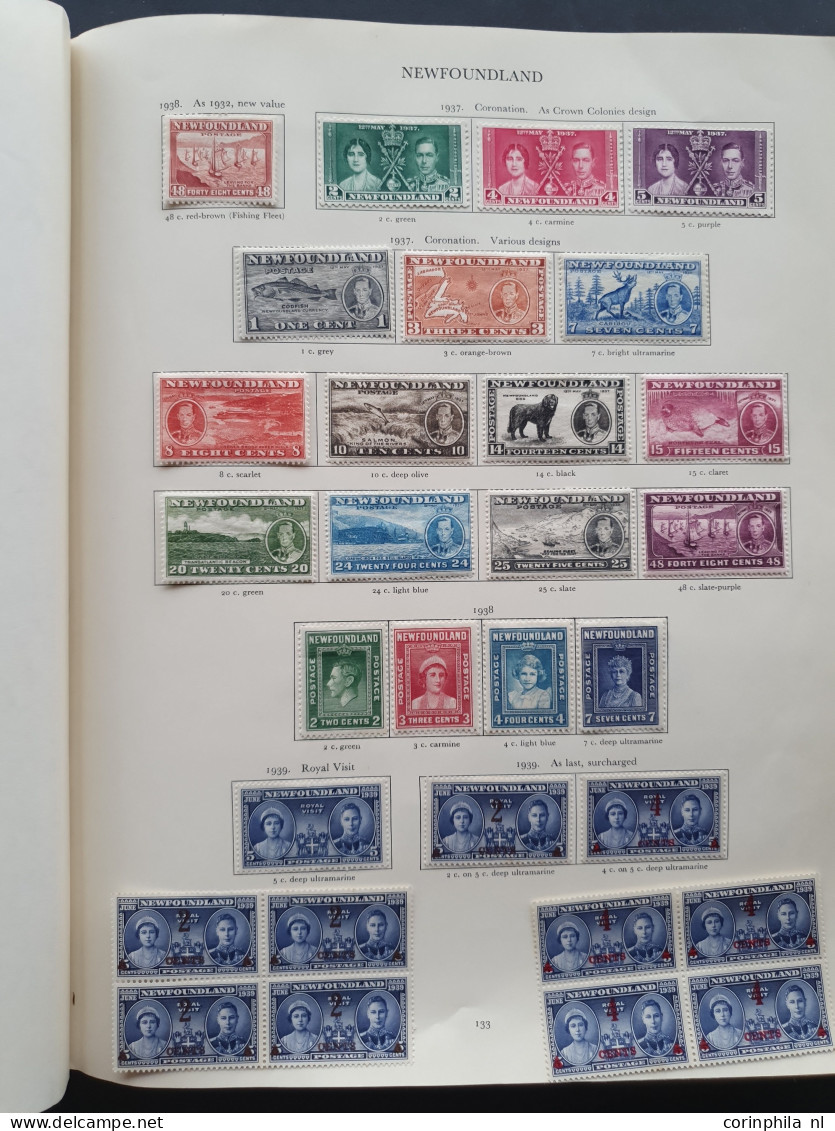 1937-1952 collection George VI all * with better material including Malaysian States in Stanley Gibbons album