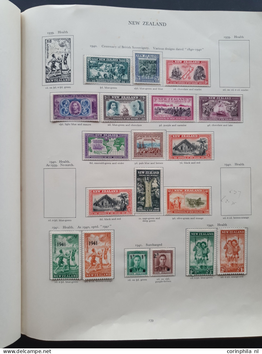 1937-1952 collection George VI all * with better material including Malaysian States in Stanley Gibbons album