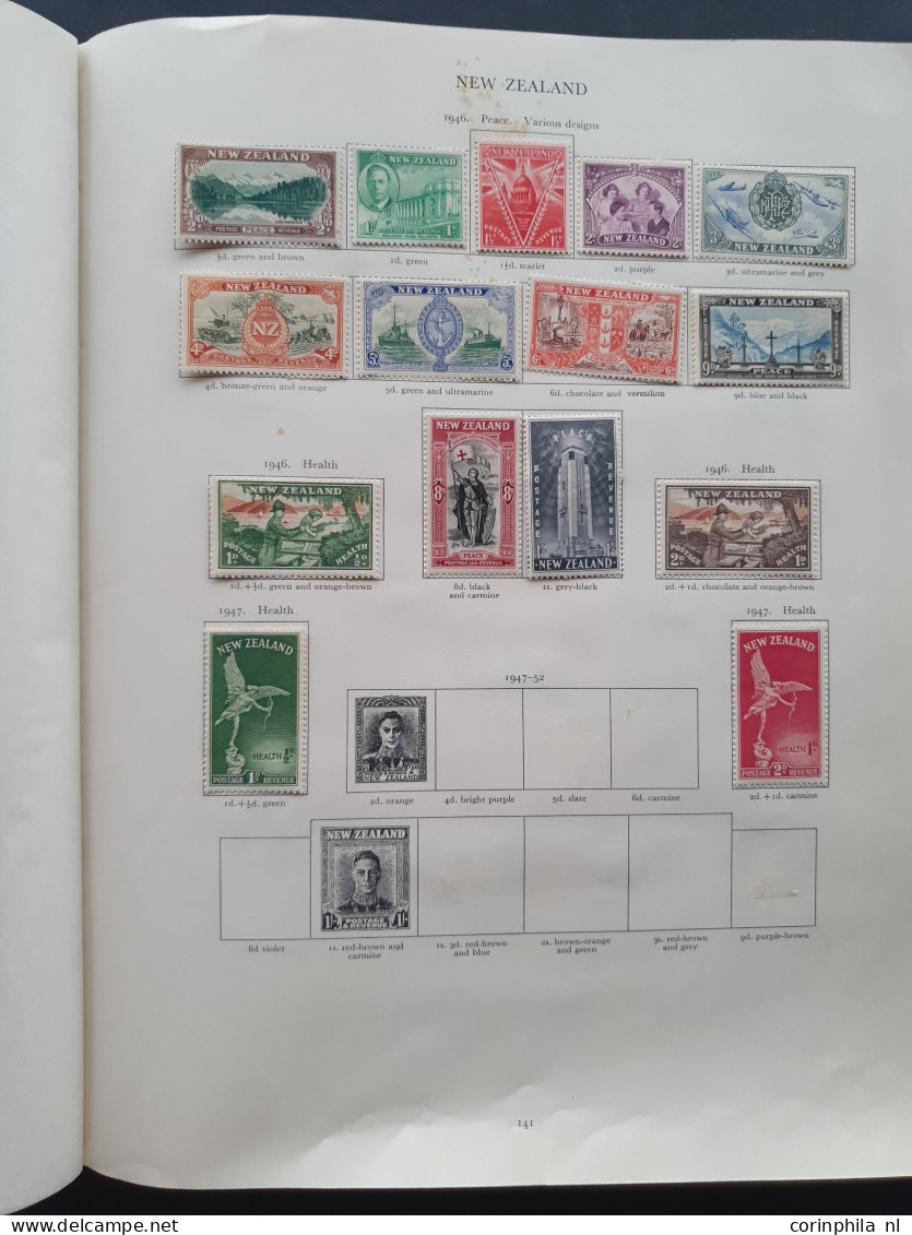 1937-1952 collection George VI all * with better material including Malaysian States in Stanley Gibbons album