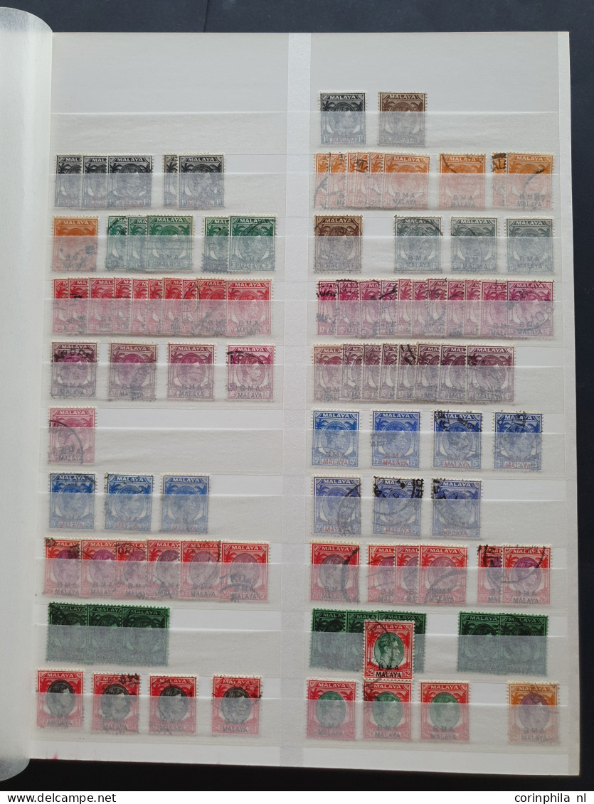 1860c Onwards Mostly Used Including Malaysian States, Mauritius, New Zealand, Nigeria, Tanganyika Etc. With Better Mater - Autres & Non Classés