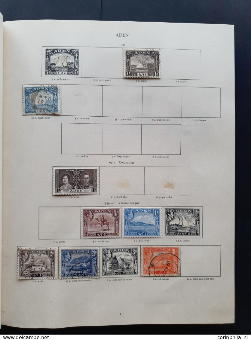 1865onwards mostly used including Cayman, Cyprus, Falklands, Fiji, Gibraltar, Gold Coast/Ghana, India with states etc. w