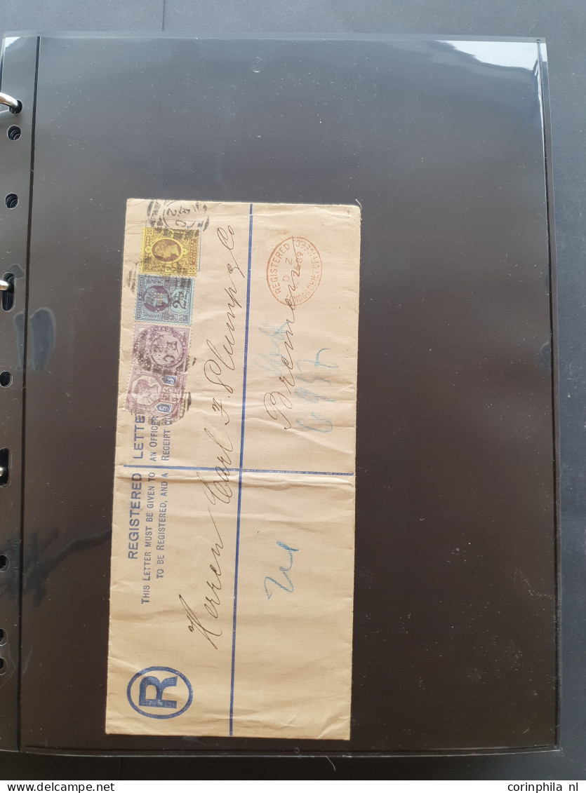 Cover 1870-1970c. Postal History (covers And Mostly Postal Stationery) Including Great Britain (Silver Jubilee On Cover  - Otros & Sin Clasificación