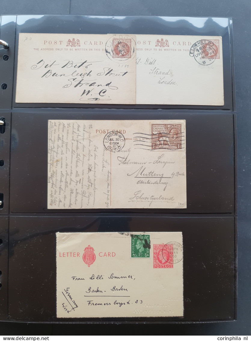 Cover 1870-1970c. postal history (covers and mostly postal stationery) including Great Britain (Silver Jubilee on cover 