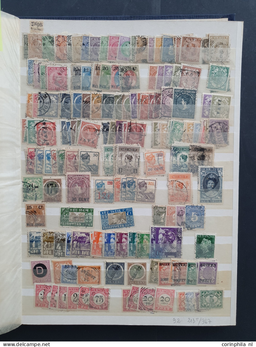 1854 onwards used stock with mostly classic material including India and Indian States, Mauritius, Australian States, Eg