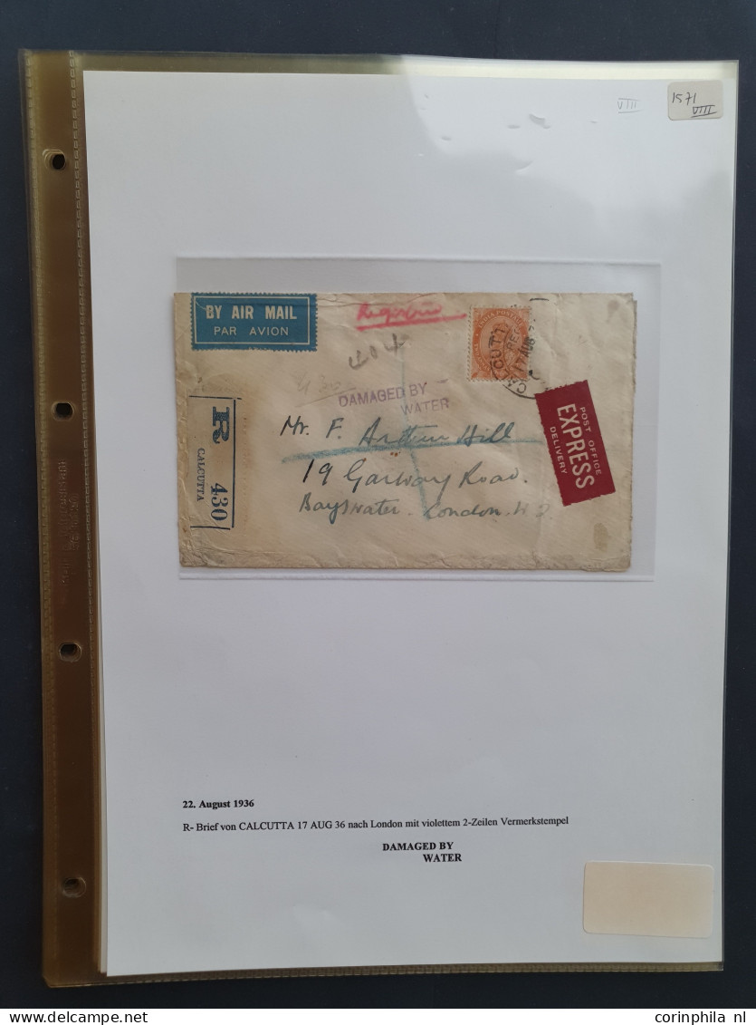 Cover , Airmail 1936 Airmail - The Crash Of The Imperial Airways Flying Boat Scipio In The Mirabella Bay (Crete) On 22-8 - Other & Unclassified
