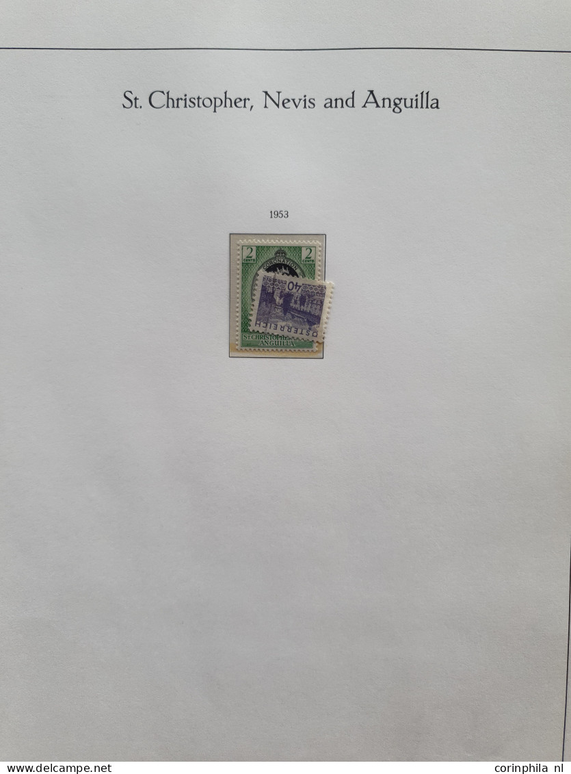 1937/1990 Collection St.Christopher, Nevis, Anguilla, St. Kitts And Pitcairn Mostly */** In Stockbook And Album - Autres & Non Classés