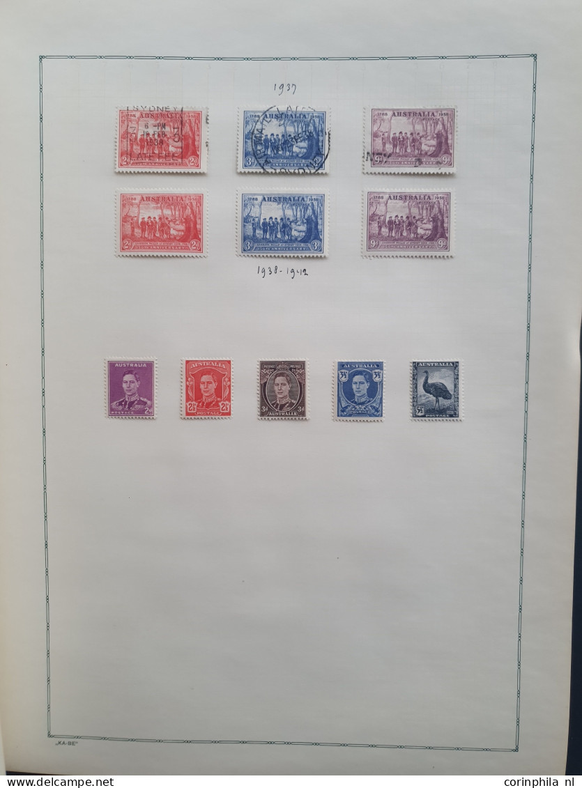 1913-1942 Collection Used And * With Many Better Items Including High Values Kangaroos On Album Leaves In Folder - Other & Unclassified