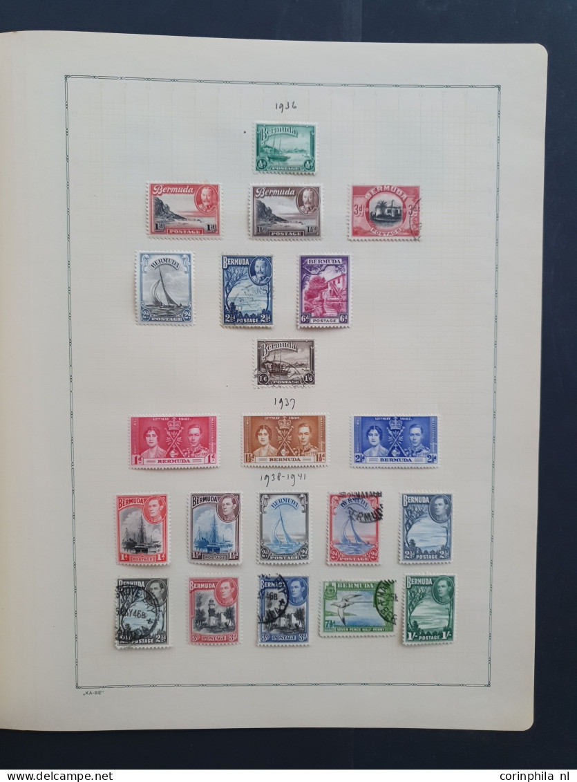 1865-1941 Collection Used And * With Better Items And Sets On Album Leaves In Folder - Bermudes