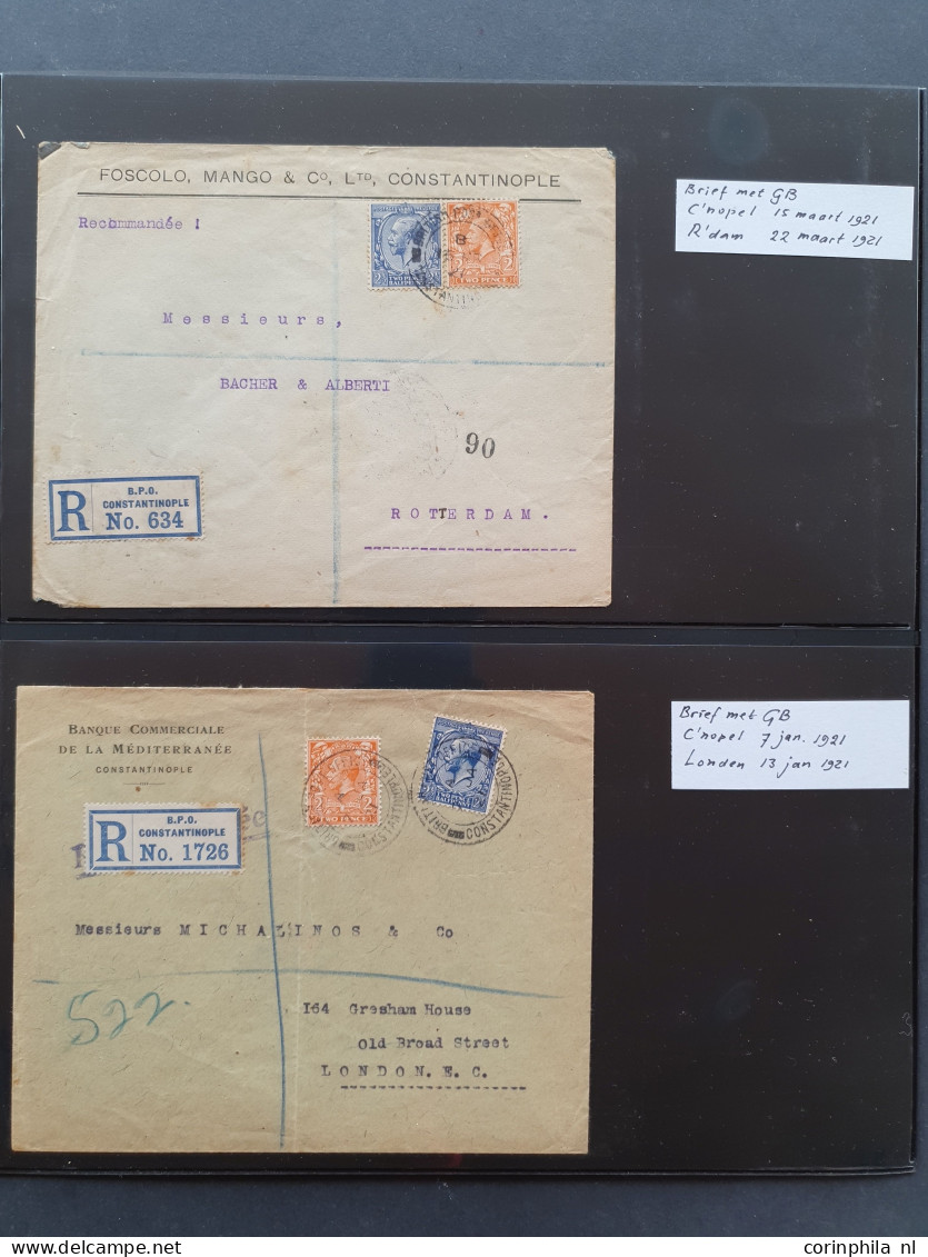 1829-1922 collection * and used with better items including C postmarks on Great Britain stamps (used abroad), Free lett