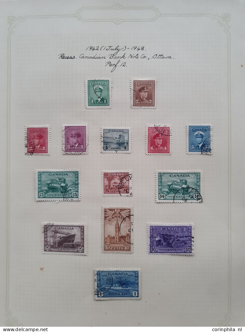 1935-1969, specialized collection, collected both used and */**, with a.o. plateblocks, booklets, covers etc., nicely ar