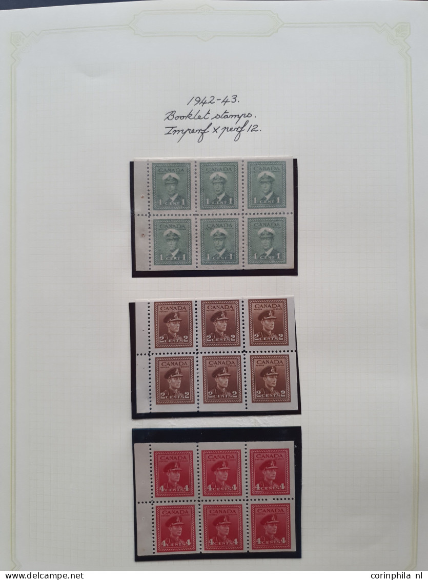 1935-1969, specialized collection, collected both used and */**, with a.o. plateblocks, booklets, covers etc., nicely ar