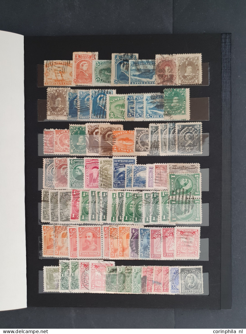 1851-1947, Collection Used And * With Many Better Stamps And Sets, Duplicates And Also The Other Canadian Provinces With - Altri & Non Classificati