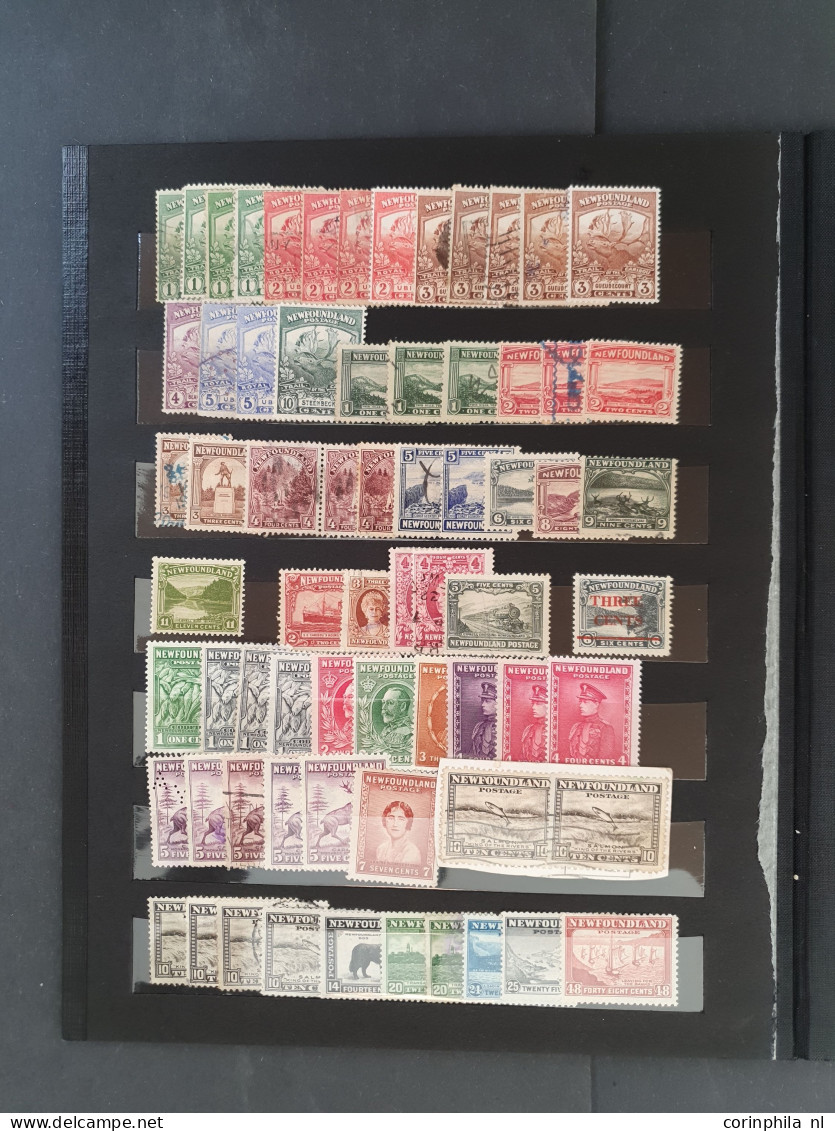 1851-1947, Collection Used And * With Many Better Stamps And Sets, Duplicates And Also The Other Canadian Provinces With - Otros & Sin Clasificación