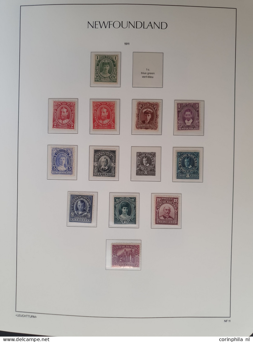 1851-1947, collection used and * with many better stamps and sets, duplicates and also the other Canadian provinces with